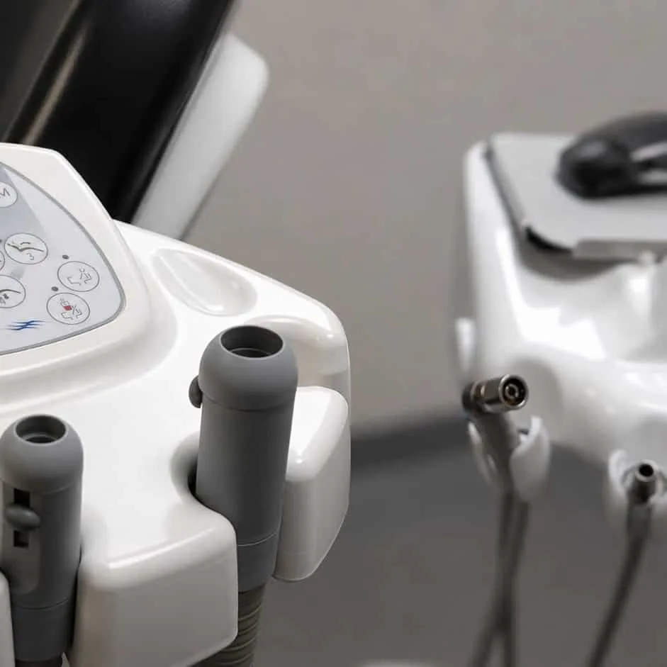 Dental equipment detail in a Diamond Court treatment room