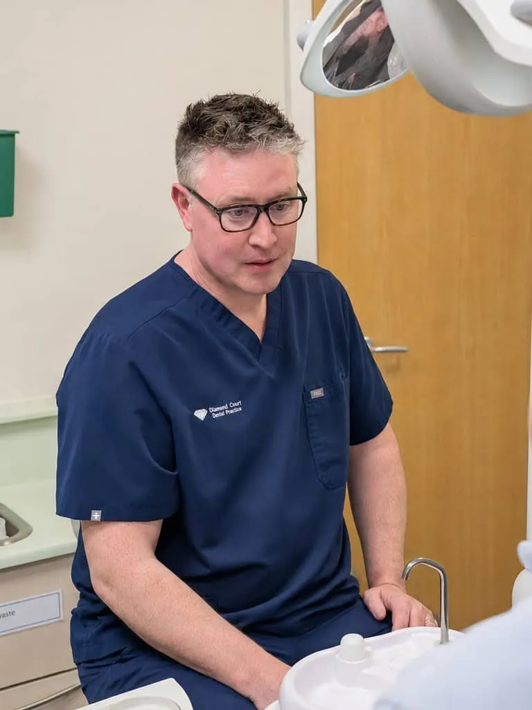A first examination in the treatment room